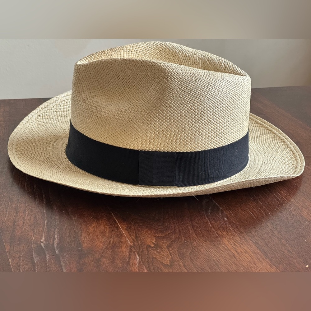 NWT JCrew Genuine Panama Hat S/M